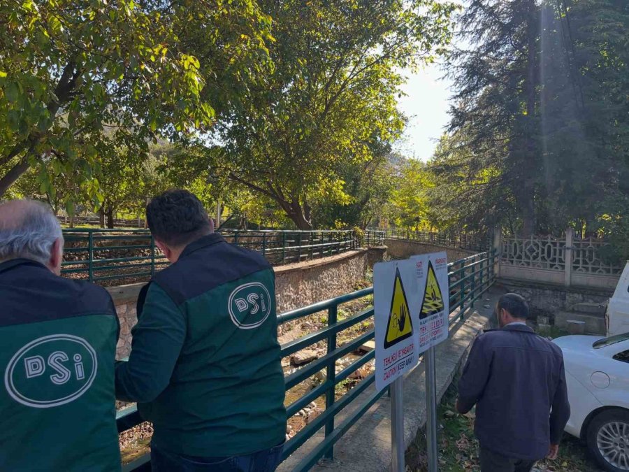 Bozkır’da Heyelan Bölgesi Ve Dere Islahı Alanları İncelendi
