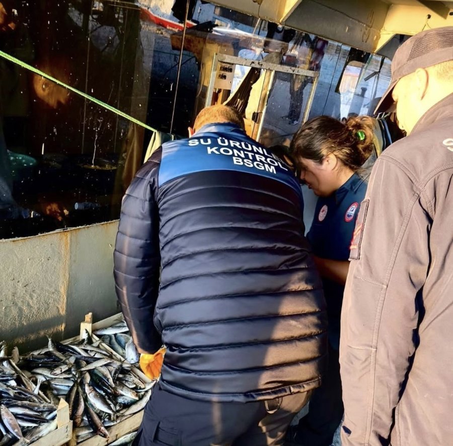 Mersin’de Yasa Dışı Balık Avcılığına Karşı Denetimler Sürüyor