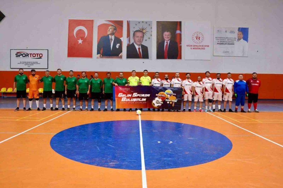 Niğde’de Kamu Spor Oyunları’nda Üç Branşın Şampiyonları Belli Oldu
