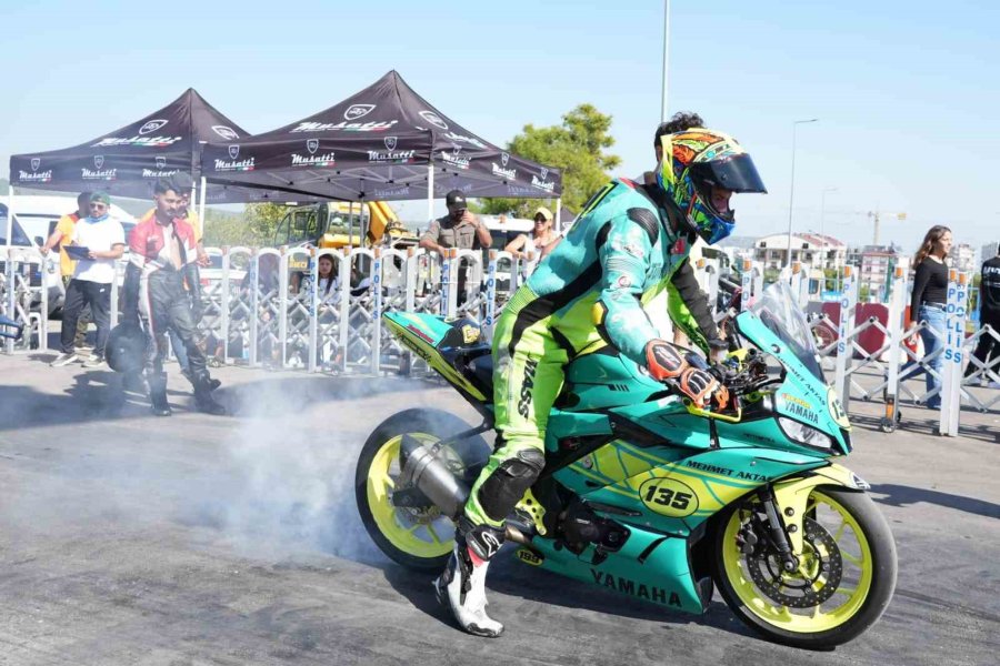 Kepez Motodrag Şampiyonası’nda Motorlar Isındı, Final Yarın