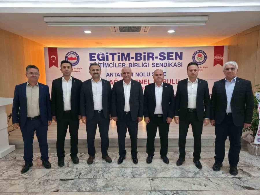 Eğitim-bir-sen Antalya’da Eyüp Bülent Miran Güven Tazeledi