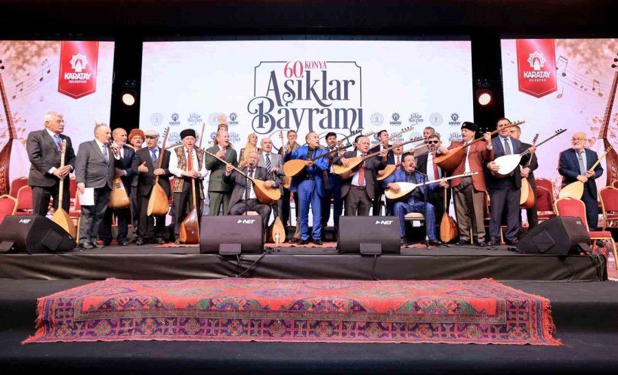 25 Şehir Ve 5 Ülkeden Aşıklar 60. Konya Aşıklar Bayramı’nda Buluştu