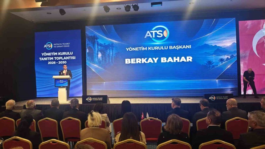 Atso Başkanı Berkay Bahar: "bugünden Sonra Bizim İçin Tek Bir Renk Var, Atso’nun Rengi"
