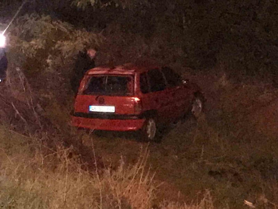 Ereğli’de Otomobil Şarampole Düştü: 1 Yaralı