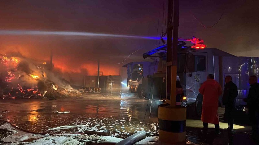 Mersin’de Tütün Deposu Alevlere Teslim Oldu