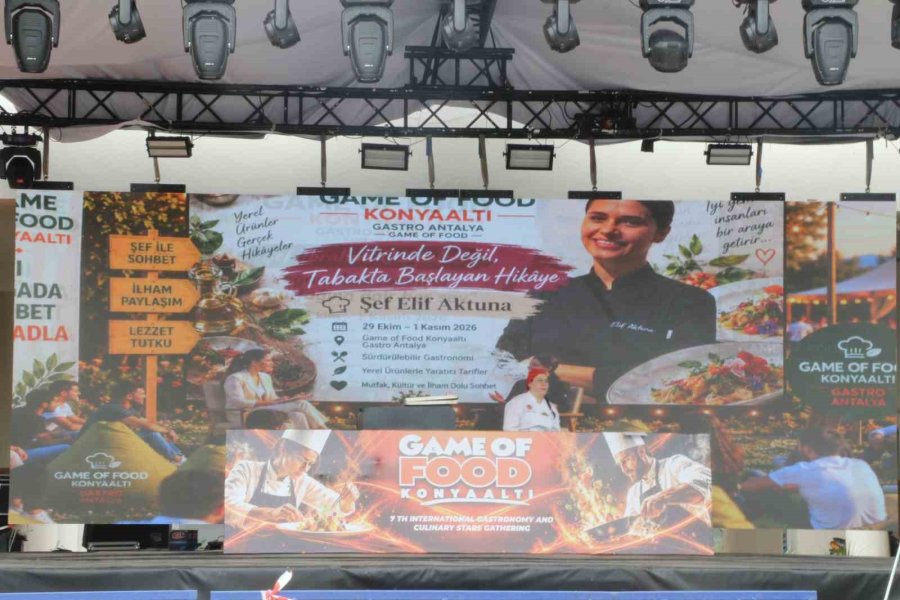 Antalya’da Uluslararası Gastronomi Ve Mutfak Yıldızları Festivali Başladı
