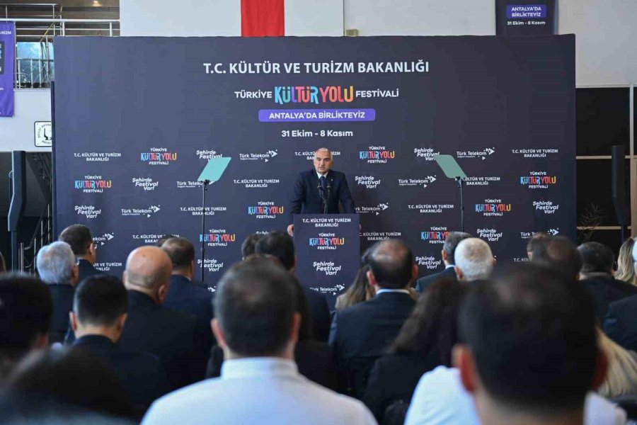 Antalya’da Kültür Yolu Heyecanı Başladı: Bakan Ersoy 440’tan Fazla Etkinliğin Açılışını Yaptı