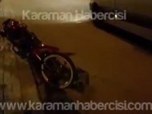 Karaman DSİ Önü Motosiklet Kazası
