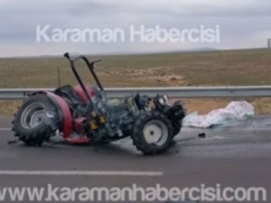 Karaman Ereğli Yolunda Trafk kazası