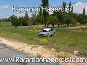 Kaza Karaman Ereğli yolu