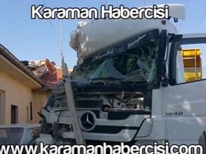 Karaman Ereğli Yolunda Faciadan Dönüldü