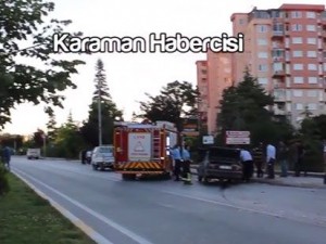 100.yıl bulvarı üzeri trafik kazası