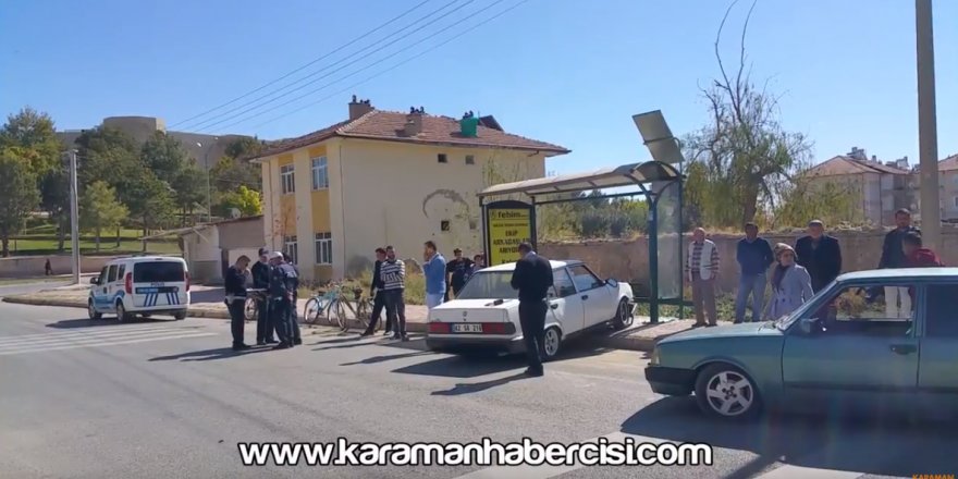 Karaman Bilal Habeşi Camii Önü Trafik Kazası