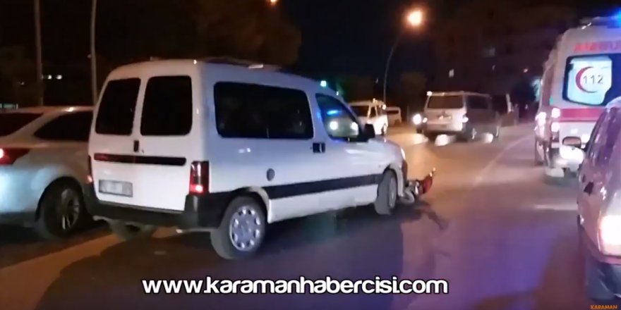 Elektrikli Motosiklet Sürücüsü Yaralandı