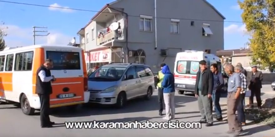 Karaman'da Trafik Kazası
