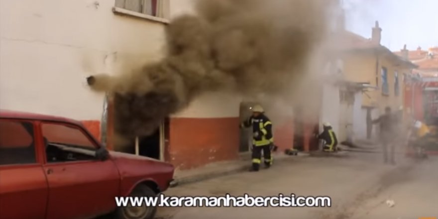 Gazidükkan Mahallesi Ev Yangını