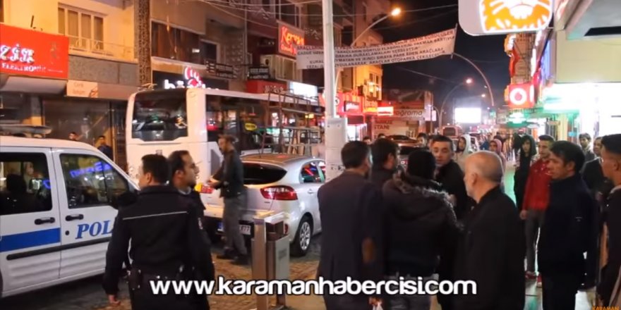 Karaman’da Mağazada Çıkan Kavga Caddeye Taştı