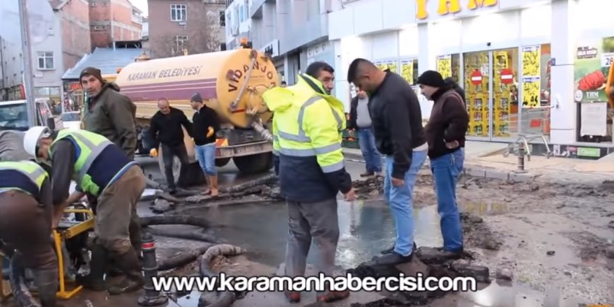 İçme Suyu Borusu Patladı