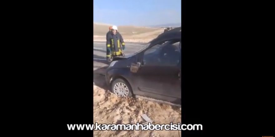 Çoğlu’dan Karacaören’e Giden Okul Servisi Kaza Yaptı