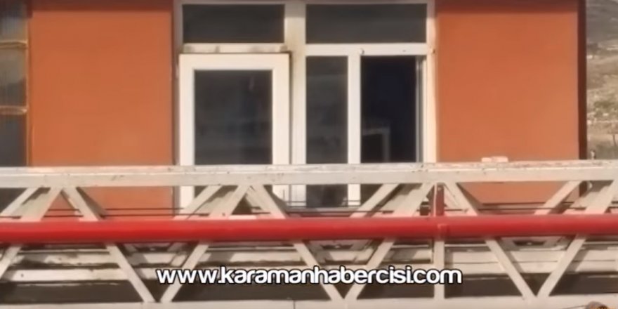 Karaman’da Mutfak Yangını