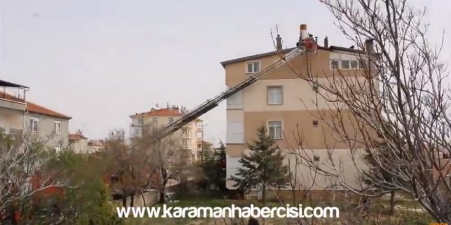 Karaman Çatı Yangını