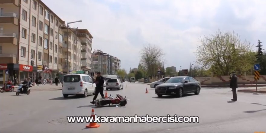 Karaman'da Trafik Kazası