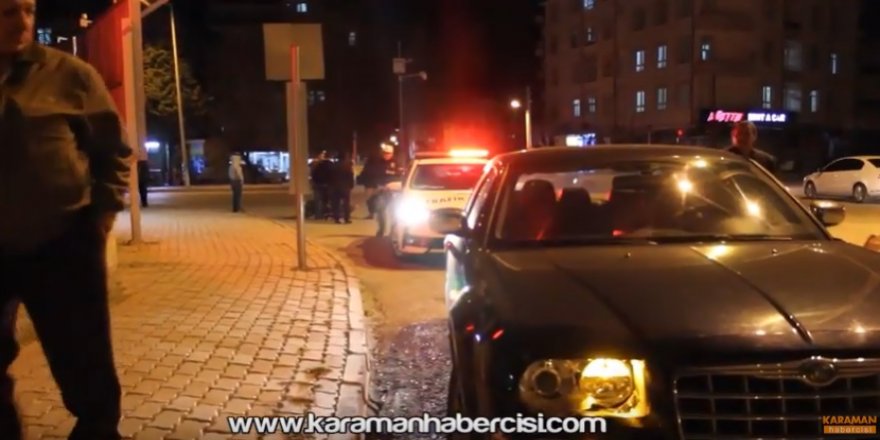 Karaman Kalesi Kavşağında Trafik Kazası