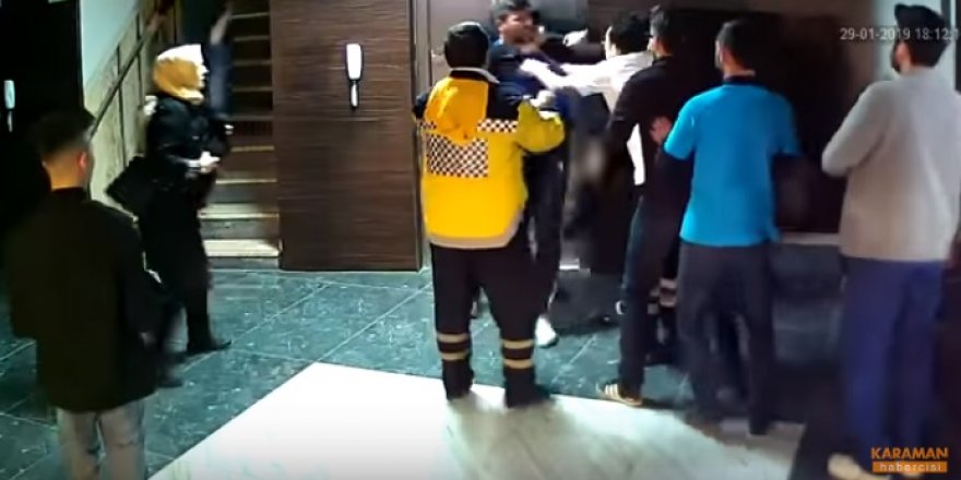 Karaman'da Özel Hastanede Sağlık Çalışanına Saldırı