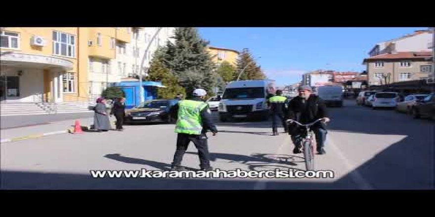 Karaman’da Motosikletler Üzerine Trafik Uygulamaları