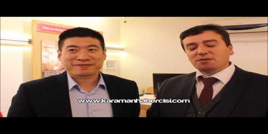 OPPO Türkiye Genel Müdürü Weijian Zhou Karaman Ziyareti