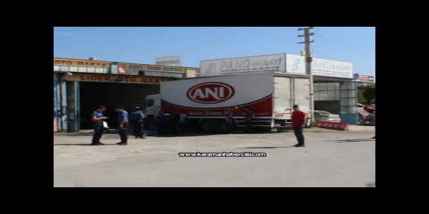 Karaman’da Kamyon Yakıt Deposu Patladı