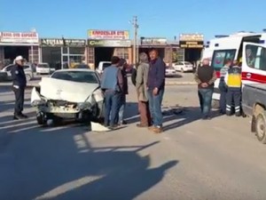 Yeni Sanayi Sitesinde Trafik Kazasi