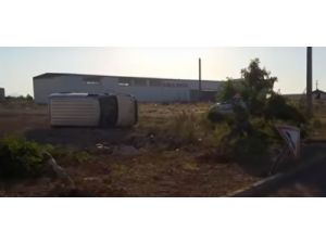 Karaman Organize Sanayi Bölgesinde Trafik Kazası