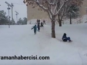 Karaman'da Çocuklar Karın Keyfini Çıkardı