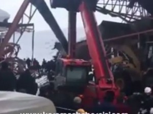 Konya'da Pazar Yeri Çatısı Çöktü