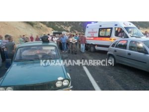 Karaman Mut Yolunda Trafik Kazası